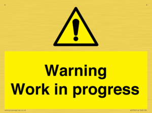 Warning Work in progress